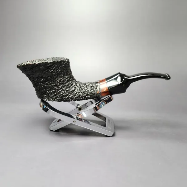 Benner (Bent Nielsen) Rusticated Dublin Estate Briar Pipe, Danish Estates - Image 3