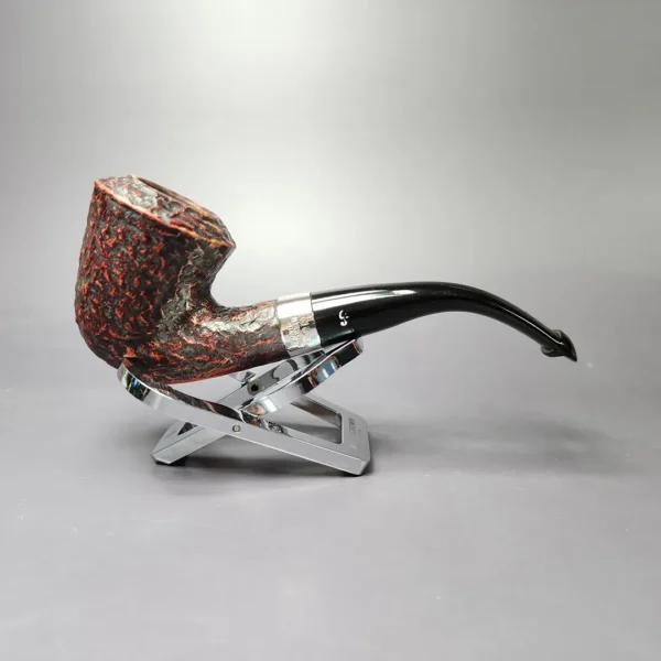 Peterson Donegal Rocky B10 Rusticated Calabash Estate Briar Pipe, Irish Estates - Image 3