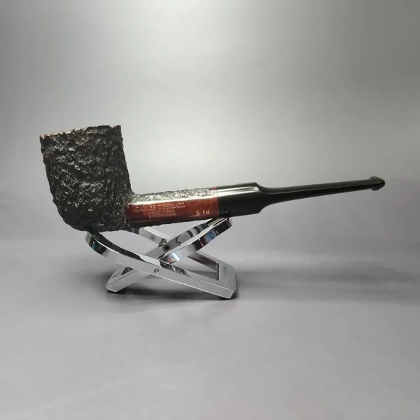 James Upshall Bark Group 5 Rusticated Dublin Estate Briar Pipe, Unsmoked - Image 3