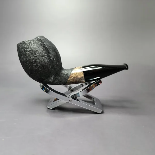 Peter Toth Black-blast Devil Anse Handmade Briar Pipe, New - Image 3