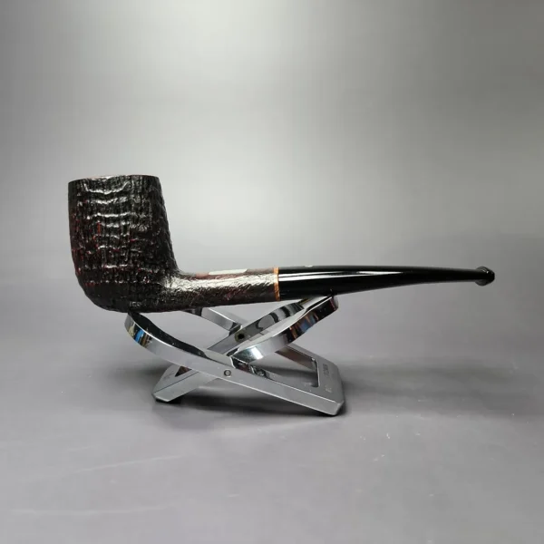 Stanwell DM 2014 Sandblasted Oval Shank Billiard Estate Briar Pipe, Danish Estates - Image 3