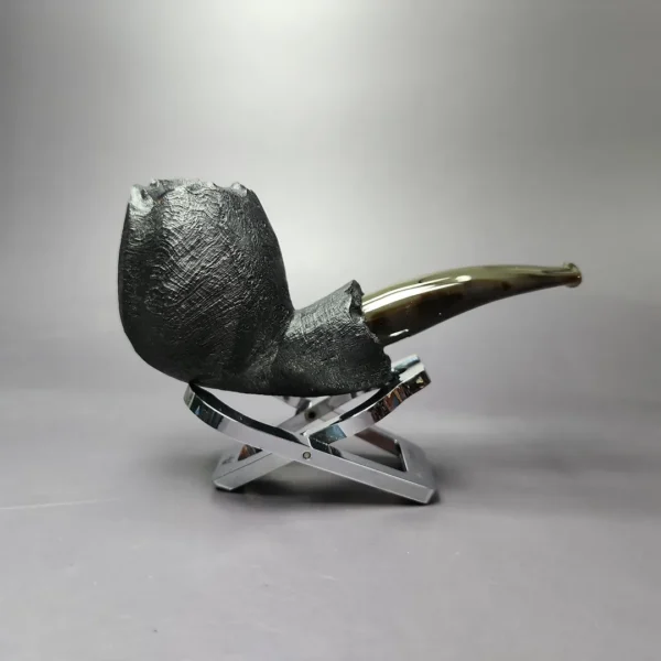 Petr Toth Black-blast Fluted Freehand Handmade Briar Pipe, New - Image 3