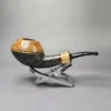 Nathan Armentrout Partially Sandblasted "Rad Davis Rhodesian" Handmade Briar Pipe, New - Image 4