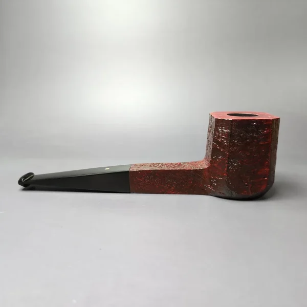 Ashton Pebble Grain LX Sandblasted Panel Billiard Estate Briar Pipe, Unsmoked - Image 4