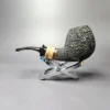 Elena Doroshenko Rusticated Brandy w/ Masur Birch Estate Briar Pipe, Other Estates - Image 4