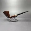 Bruno Nuttens Hand Made Grade AA Twiggy w/ Horn Estate Briar Pipe, Unsmoked - Image 4