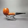 Giordano Lucca 4 Smooth Billiard w/ Silver Estate Briar Pipe, Unsmoked, 9mm - Image 4