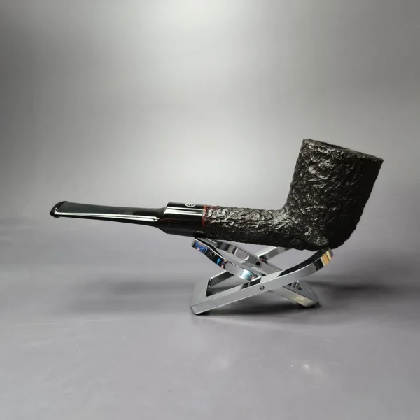 James Upshall Bark Group 6 Rusticated Dublin Estate Briar Pipe, Unsmoked - Image 4