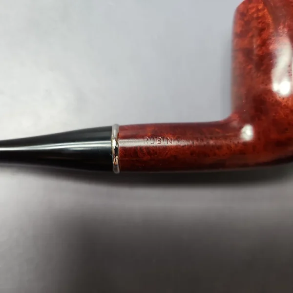 Georg Jensen Rubin 05 Smooth Billiard w/ Silver Estate Briar Pipe, Unsmoked - Image 4