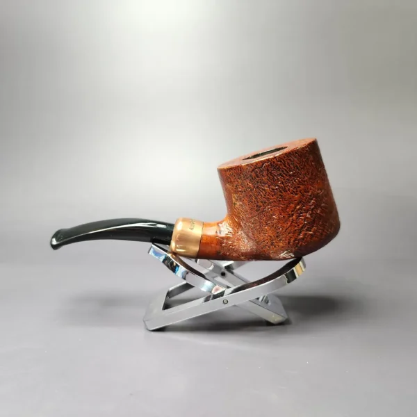 4th Generation (by Ascorti) Forza Nebbiolo 1957 Sandblasted Pot Estate Briar Pipe, Unsmoked - Image 4