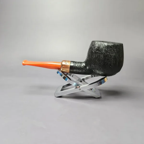 4th Generation (by Ascorti) Forza Primivito 1931 Rusticated Pot Estate Briar Pipe, Unsmoked - Image 4