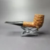 Savinelli Puto Oro Corallo 101 Rusticated Billiard Estate Briar Pipe, Italian Estates - Image 4