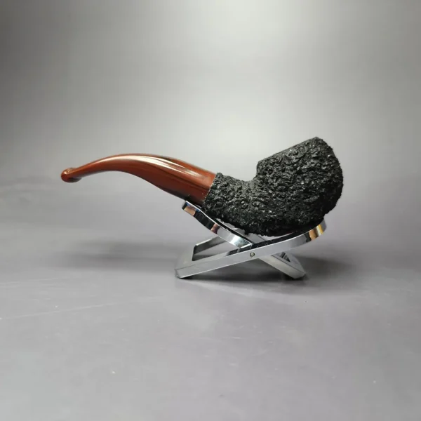 Malcolm's Pipe Shop Rusticated Apple Estate Briar Pipe, American Estates - Image 4