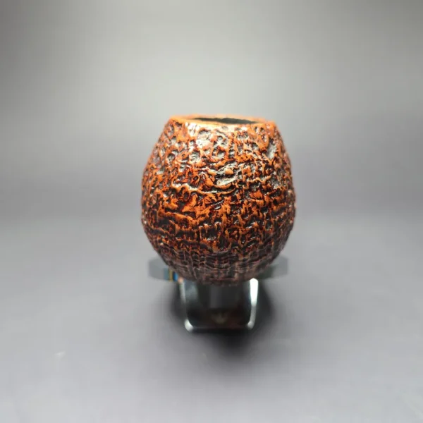 Ser Jacopo Maxima Sandblasted DIamond Shank Apple Estate Briar Pipe, Italian Estates - Image 4