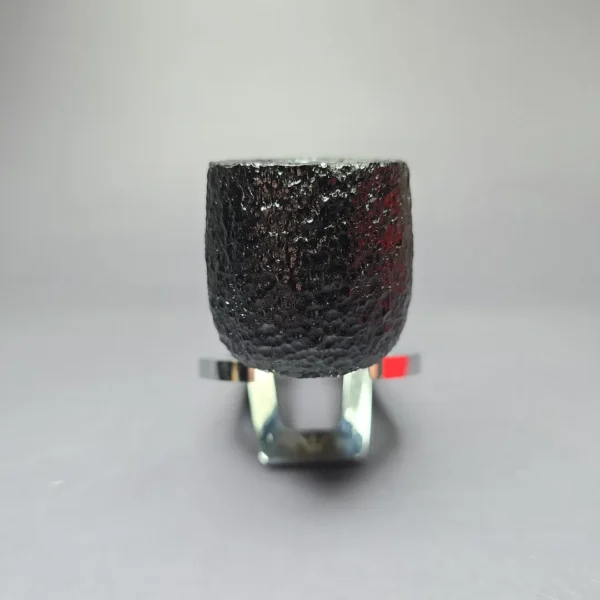 Savinelli 2025 Saint Nicholas 121 KS Rusticated Pot Briar Pipe, 6mm, New - Image 4