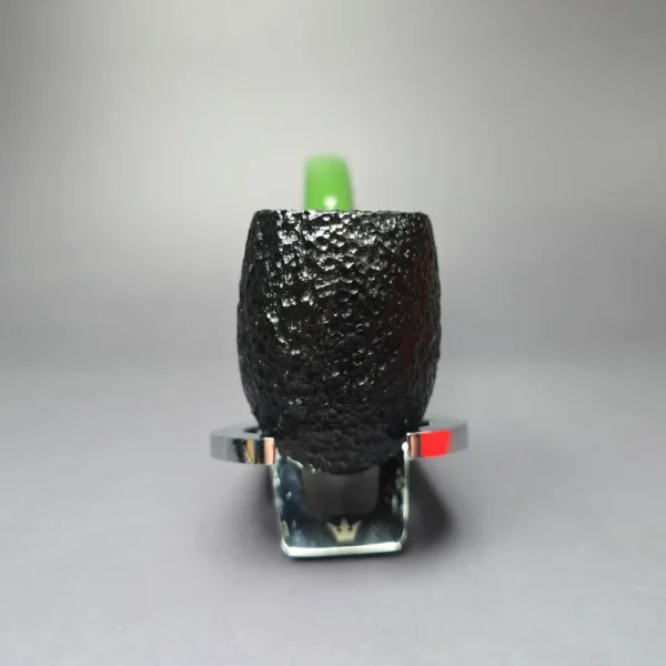 Savinelli 2025 Saint Nicholas 606 KS Rusticated Bent Billiard Briar Pipe, 6mm, New - Image 4