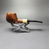 MBSD Briars by Piero Vitale Smooth Author w/ Boxwood Briar Pipe, New - Image 4