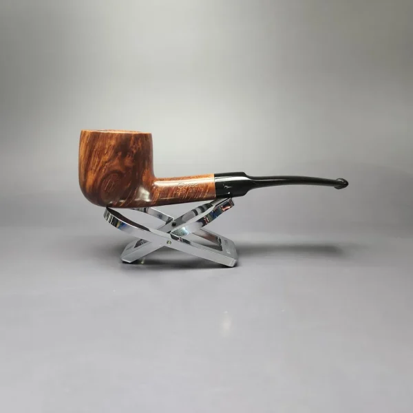 Savinelli Oscar Aged Briar 122 Smooth Pot Estate Briar Pipe, Italian Estates - Image 4