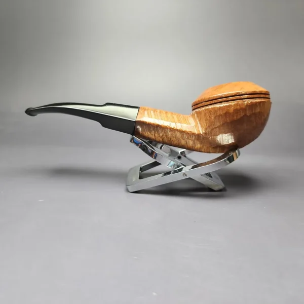 Brigham Canadian Era 3 Dot Sandblasted Bulldog Estate Briar Pipe, Canadian Estates - Image 4