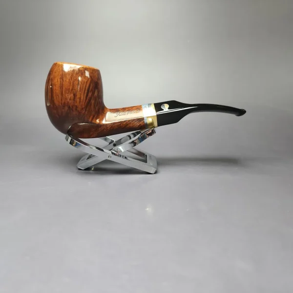 Aldo Velani Ultima Smooth Diamond Shank Billiard Estate Briar Pipe, Italian Estates - Image 4