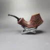 J Alan 2024 Contrast Sandblasted Volcano (2207) Estate Briar Pipe, Unsmoked - Image 4