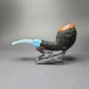 Ardor Urano Partially Rusticated Egg Estate Briar Pipe, Unsmoked - Image 4