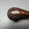 Ferndown Bark Bent Billiard w/ Silver Spigot Estate Briar Pipe, English Estates - Image 3