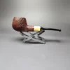 MBSD Briars by Piero Vitale Sandblasted Author w/ Boxwood Briar Pipe, New - Image 4