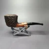 4th Generation (by Ascorti) Forza Grappa 1897 Rusticated Dublin Estate Briar Pipe, Unsmoked - Image 4