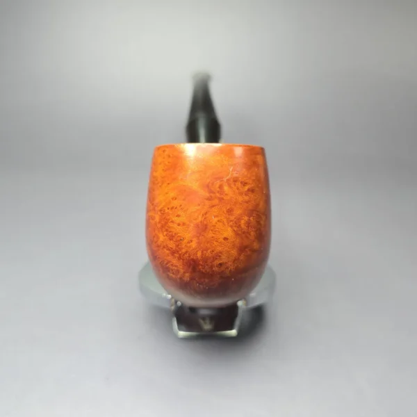 Kaywoodie Pre-1955 Super Grain Chesterfield Smooth Bent Billiard Estate Briar Pipe, American Estates - Image 4
