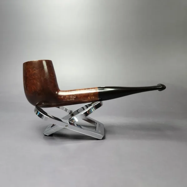 James Upshall Tilshead Group 5 Smooth Billiard Estate Briar Pipe, Unsmoked - Image 4
