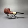 MBSD Briars by Piero Vitale Sandblasted Author w/ Boxwood Briar Pipe, New - Image 4