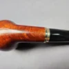 Vauen 3211 Smooth Billiard w/ Brass Estate Briar Pipe, Unsmoked, 9mm - Image 4