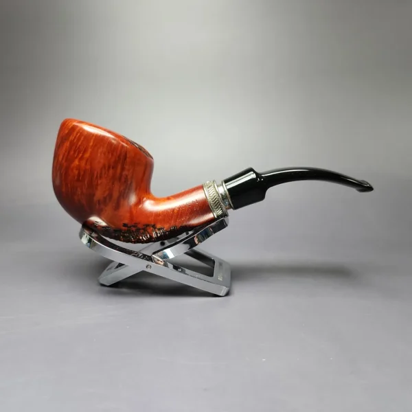 Vauen by Barontini 415 Partially Rusticated Dublin Estate Briar Pipe, Unsmoked, 9mm - Image 4