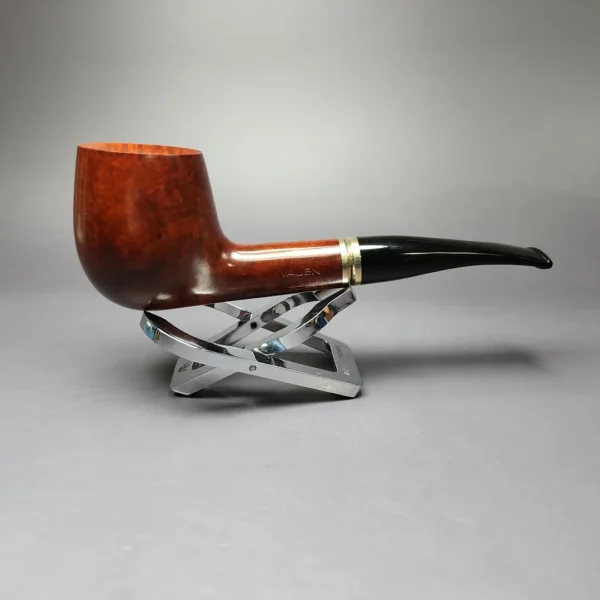 Vauen 3743 Smooth Dubin w/ Brass Estate Briar Pipe, Unsmoked, 9mm - Image 4