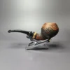 Nording Nosewarmer Partially Rusticated Apple Estate Briar Pipe, Unsmoked - Image 4