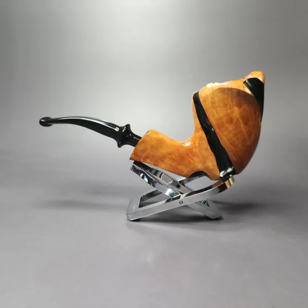 Nording Spiral Natural Smooth Freehand Estate Briar Pipe, Unsmoked - Image 4