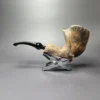 Nording Signature Matte Smooth Freehand Estate Briar Pipe, Unsmoked - Image 4
