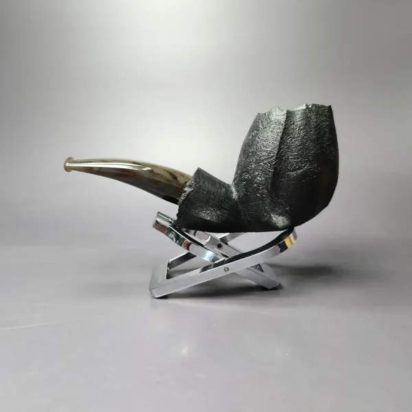 Petr Toth Black-blast Fluted Freehand Handmade Briar Pipe, New - Image 4