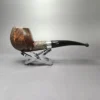 Ferndown Bark *** Partially Rusticated Brandy Estate Briar Pipe, English Estates - Image 4