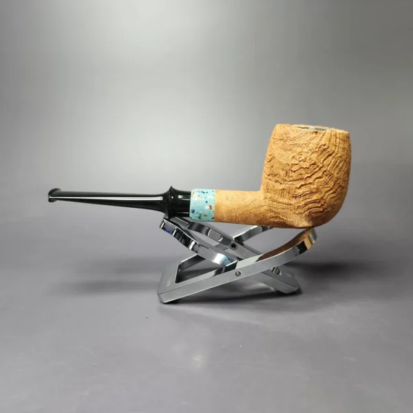 Pipe Tristan Sandblasted Apple w/ Durat Briar Pipe, New - Image 5