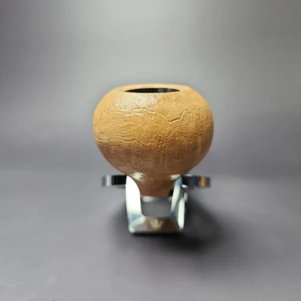 Eclesias Pipes Natural Sandblasted Acorn Handmade Briar Pipe, New - Image 5