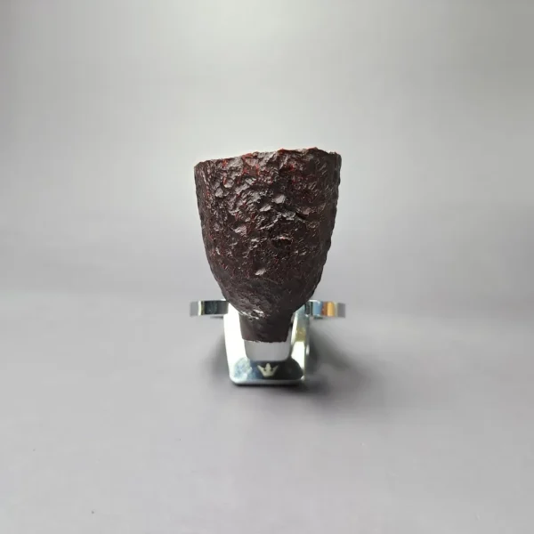 James Upshall Bark Group 6 Rusticated Footed Dublin Estate Briar Pipe, Unsmoked - Image 5