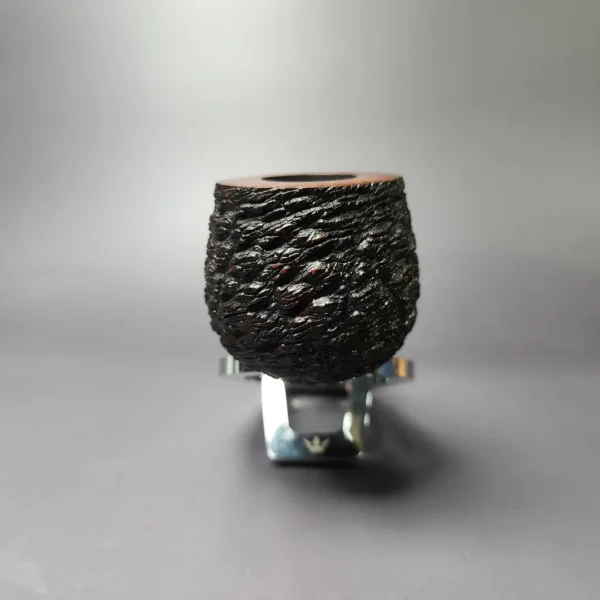 4th Generation (by Ascorti) Forza Grappa 1931 Rusticated Pot Estate Briar Pipe, Unsmoked - Image 5