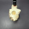 MBSD Meerschaum Deluxe Natural XL Freehand Block Meerschaum Pipe, Briar-Mortise, New - Image 5