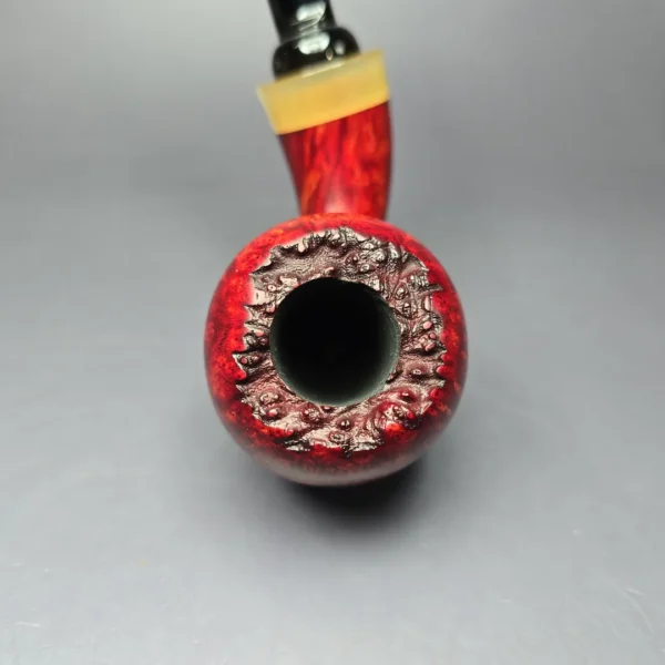 Jonas Rosengren Smooth Tipsy Acorn Sitter Estate Briar Pipe, Unsmoked - Image 5