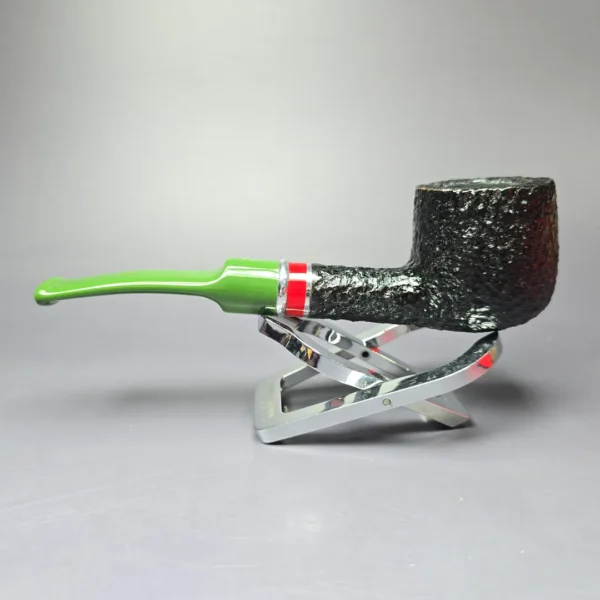 Savinelli 2025 Saint Nicholas 121 KS Rusticated Pot Briar Pipe, 6mm, New - Image 5