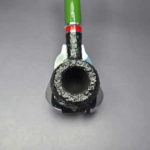 Savinelli 2025 Saint Nicholas 315 KS Rusticated Prince Briar Pipe, 6mm, New - Image 5