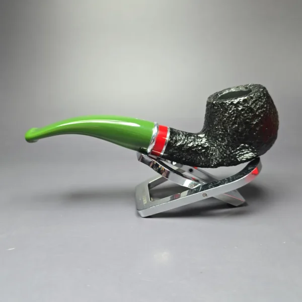 Savinelli 2025 Saint Nicholas 646 KS Rusticated Apple Briar Pipe, 6mm, New - Image 5