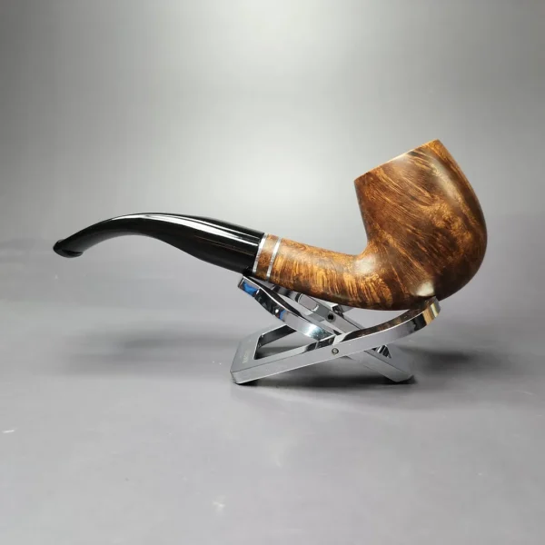 Chacom Complice 43 Smooth Bent Billiard Estate Briar Pipe, Unsmoked - Image 5